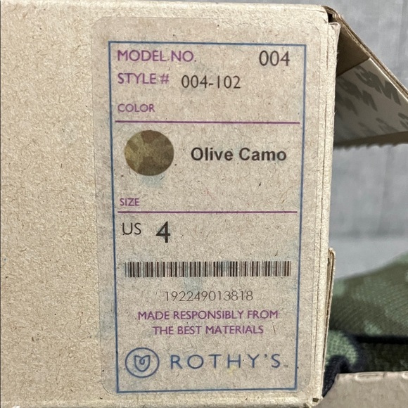 Rothy's Green Camouflage Loafers - Picture 6 of 6